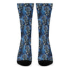 Blue Galaxy Dream Catcher Pattern Print Crew Socks