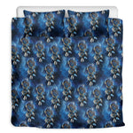 Blue Galaxy Dream Catcher Pattern Print Duvet Cover Bedding Set