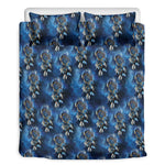 Blue Galaxy Dream Catcher Pattern Print Duvet Cover Bedding Set