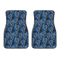 Blue Galaxy Dream Catcher Pattern Print Front Car Floor Mats