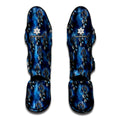 Blue Galaxy Dream Catcher Pattern Print Muay Thai Shin Guards