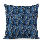 Blue Galaxy Dream Catcher Pattern Print Pillow Cover
