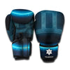 Blue Gemini Zodiac Sign Print Boxing Gloves