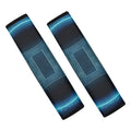 Blue Gemini Zodiac Sign Print Car Seat Belt Covers