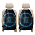 Blue Gemini Zodiac Sign Print Car Seat Organizers