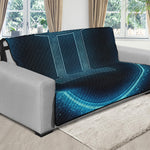 Blue Gemini Zodiac Sign Print Futon Protector