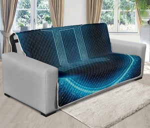 Blue Gemini Zodiac Sign Print Futon Protector