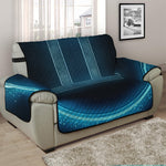 Blue Gemini Zodiac Sign Print Half Sofa Protector