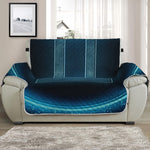 Blue Gemini Zodiac Sign Print Half Sofa Protector