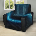 Blue Gemini Zodiac Sign Print Recliner Protector