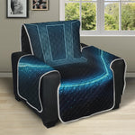 Blue Gemini Zodiac Sign Print Recliner Protector