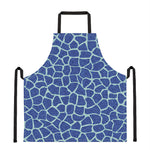 Blue Giraffe Print Apron