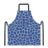 Blue Giraffe Print Apron