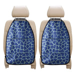 Blue Giraffe Print Car Seat Organizers