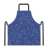 Blue Glitter Artwork Print (NOT Real Glitter) Apron