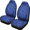 Blue Glitter Artwork Print (NOT Real Glitter) Universal Fit Car Seat Covers