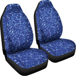 Blue Glitter Artwork Print (NOT Real Glitter) Universal Fit Car Seat Covers