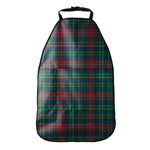 Blue Green And Red Scottish Plaid Print Car Seat Organizers