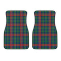 Blue Green And Red Scottish Plaid Print Front Car Floor Mats