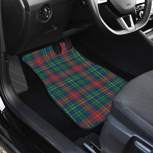 Blue Green And Red Scottish Plaid Print Front Car Floor Mats