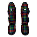 Blue Green And Red Scottish Plaid Print Muay Thai Shin Guards