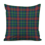 Blue Green And Red Scottish Plaid Print Pillow Cover