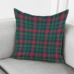 Blue Green And Red Scottish Plaid Print Pillow Cover