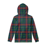 Blue Green And Red Scottish Plaid Print Pullover Hoodie