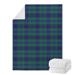 Blue Green And Red Tartan Pattern Print Blanket