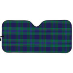 Blue Green And Red Tartan Pattern Print Car Sun Shade