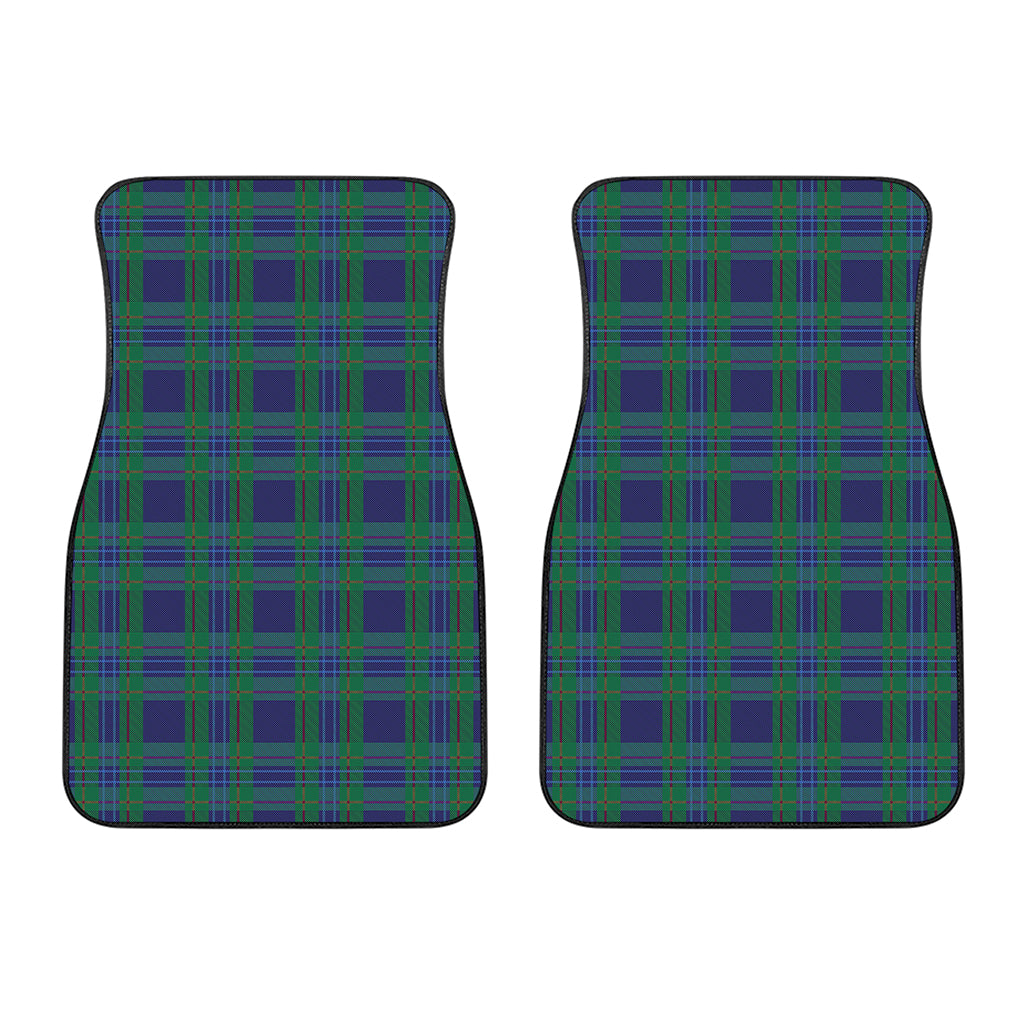 Blue Green And Red Tartan Pattern Print Front Car Floor Mats