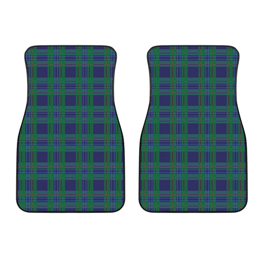 Blue Green And Red Tartan Pattern Print Front Car Floor Mats
