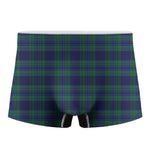 Blue Green And Red Tartan Pattern Print Men's Boxer Briefs