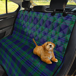 Blue Green And Red Tartan Pattern Print Pet Car Back Seat Cover
