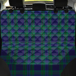 Blue Green And Red Tartan Pattern Print Pet Car Back Seat Cover