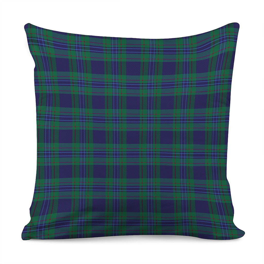 Blue Green And Red Tartan Pattern Print Pillow Cover