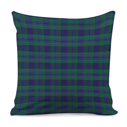 Blue Green And Red Tartan Pattern Print Pillow Cover