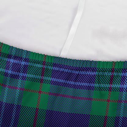 Blue Green And Red Tartan Pattern Print Sofa Cover