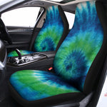 Blue Green And White Tie Dye Print Universal Fit Car Seat Covers