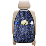 Blue Hawaiian Tropical Pattern Print Car Seat Organizers