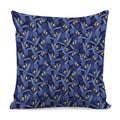Blue Hawaiian Tropical Pattern Print Pillow Cover