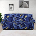 Blue Hawaiian Tropical Pattern Print Sofa Cover