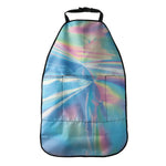 Blue Holographic Print Car Seat Organizers
