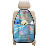 Blue Holographic Print Car Seat Organizers