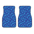 Blue Holy Bible Pattern Print Front Car Floor Mats