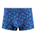 Blue Holy Bible Pattern Print Men's Boxer Briefs