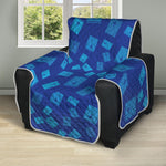 Blue Holy Bible Pattern Print Recliner Protector