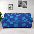 Blue Holy Bible Pattern Print Sofa Cover