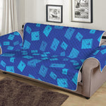 Blue Holy Bible Pattern Print Sofa Protector