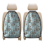 Blue Indian Dream Catcher Pattern Print Car Seat Organizers